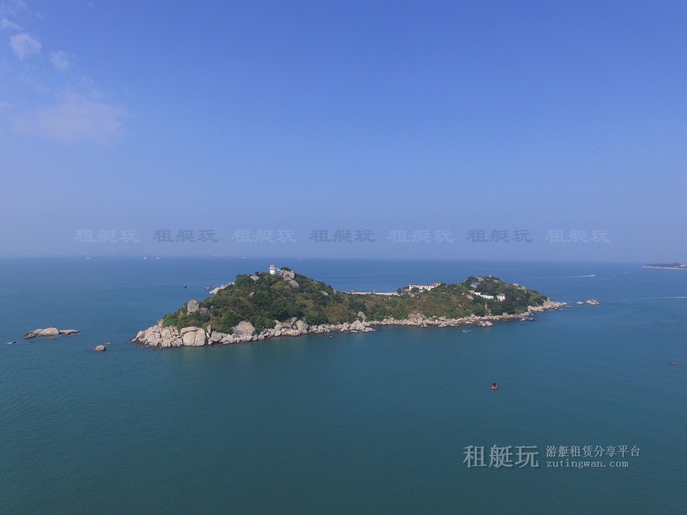 巽寮灣游艇碼頭→巽寮灣三角洲島→巽寮灣游艇碼頭 巽寮灣游艇碼頭→巽寮灣三角洲島→巽寮灣游艇碼頭